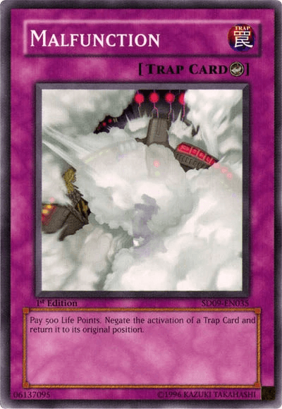 Malfunction [SD09-EN035] Common - Josh's Cards