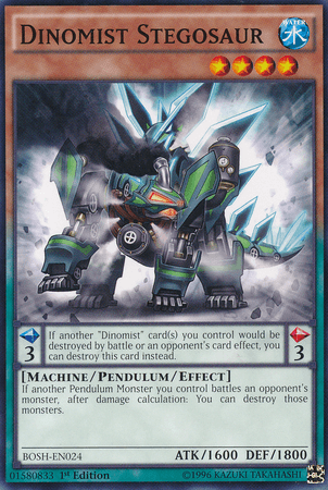 Dinomist Stegosaur [BOSH-EN024] Common - Josh's Cards