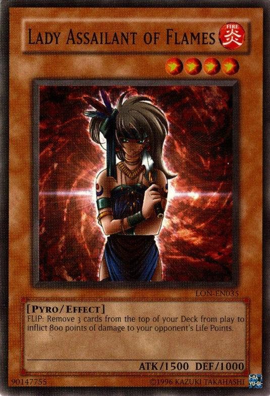 Lady Assailant of Flames [LON-EN035] Common - Josh's Cards