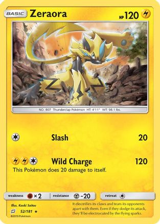 Zeraora [52] (Team Up)