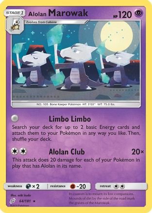 Alolan Marowak 064/181 - SM  Team Up