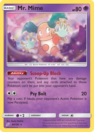 Mr. Mime 066/181 - SM  Team Up