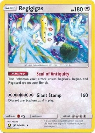 Regigigas 84a/111 - Alternate Art Promos Holofoil
