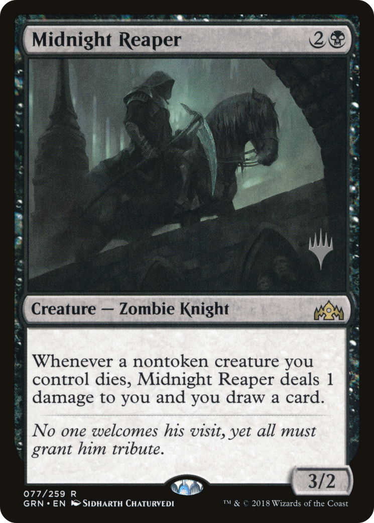 Midnight Reaper (PPELD-77P) - Guilds of Ravnica Promos