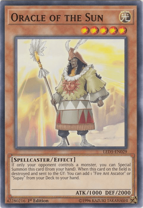 Oracle of the Sun [LED5-EN029] Common - Josh's Cards