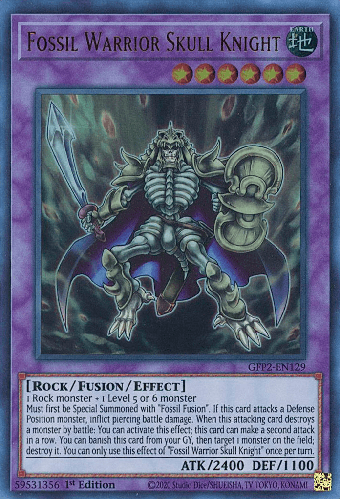 Fossil Warrior Skull Knight [GFP2-EN129] Ultra Rare - Josh's Cards