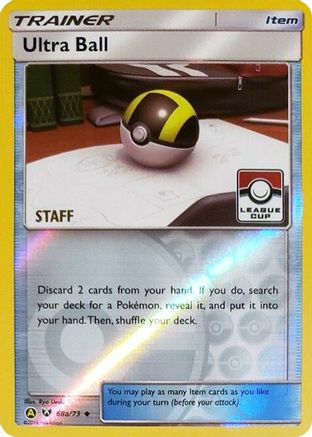 Ultra Ball (League Cup) [Staff] 68a/73 - League & Championship Cards Reverse Holofoil