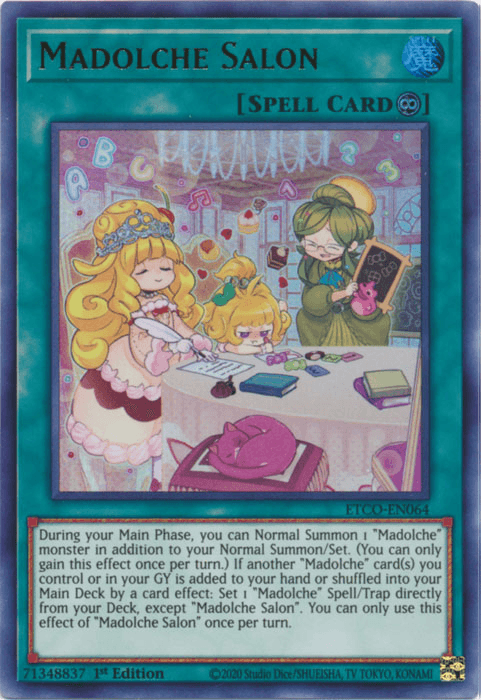 Madolche Salon [ETCO-EN064] Ultra Rare - Josh's Cards
