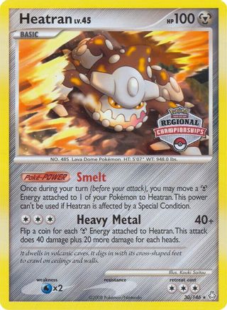 Heatran (Regional Championships) 030/146 - League & Championship Cards