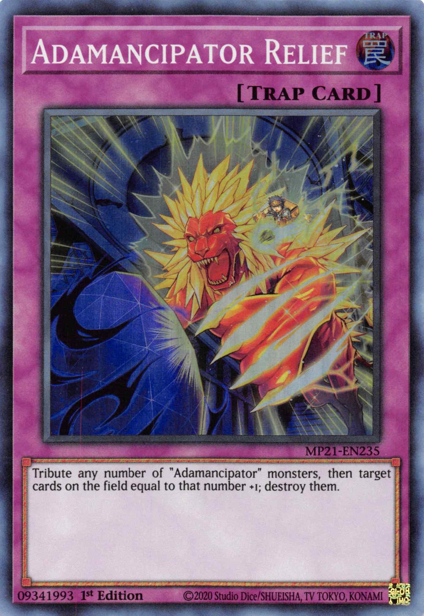 Adamancipator Relief [MP21-EN235] Super Rare - Josh's Cards