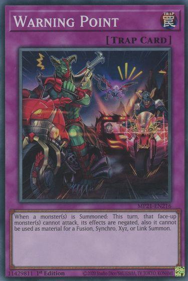 Warning Point [MP21-EN216] Super Rare - Josh's Cards