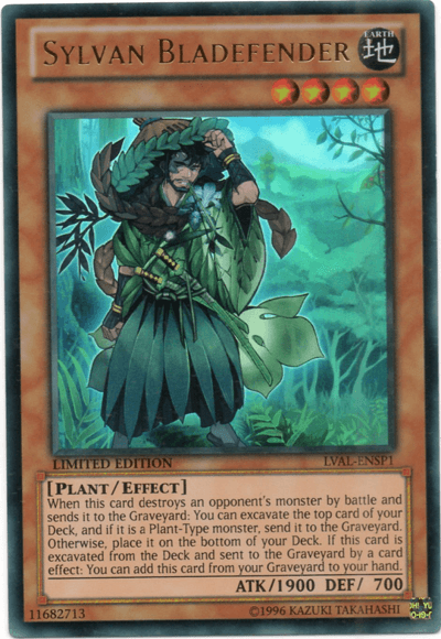 Sylvan Bladefender [LVAL-ENSP1] Ultra Rare - Josh's Cards