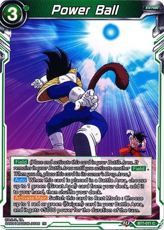 Power Ball (BT7-071) [Assault of the Saiyans] Parallel Foil