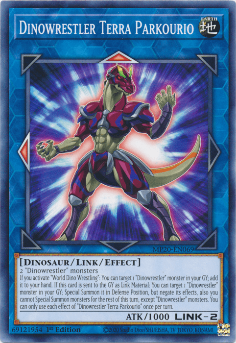 Dinowrestler Terra Parkourio [MP20-EN069] Common - Josh's Cards