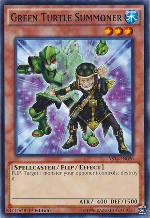 Green Turtle Summoner [YS14-EN020] Common - Josh's Cards