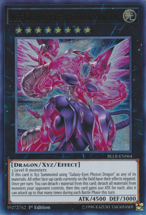 Neo Galaxy-Eyes Photon Dragon [BLLR-EN064] Ultra Rare - Josh's Cards
