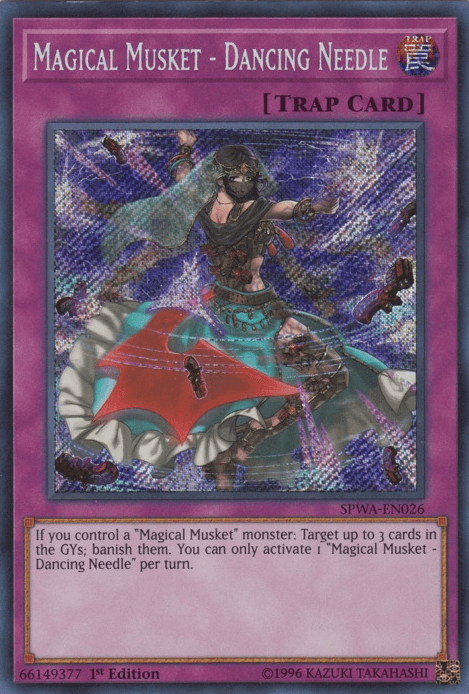 Magical Musket - Dancing Needle [SPWA-EN026] Secret Rare - Josh's Cards