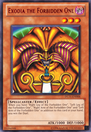 Exodia the Forbidden One (Red) [DL11-EN006] Rare - Josh's Cards