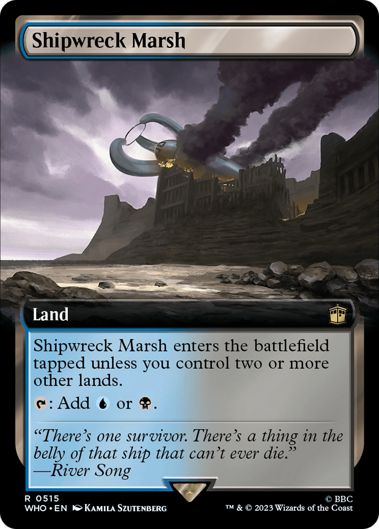 Shipwreck Marsh (WHO-515) - Doctor Who: (Extended Art)