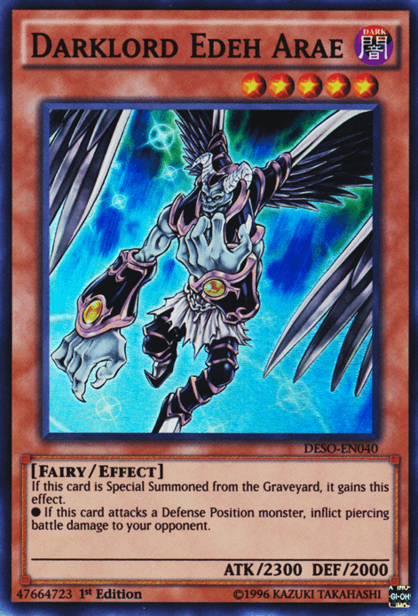 Darklord Edeh Arae [DESO-EN040] Super Rare - Josh's Cards