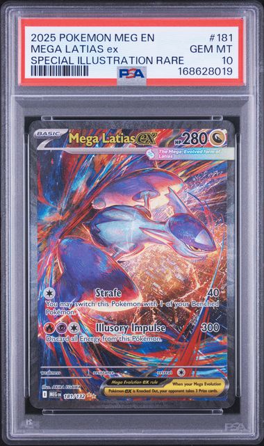 Mega Latias ex SIR ME01 Mega Evolution 181/132 PSA 10