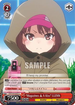 "Magazines & A Kiss", LLENN (GGO/S59-E052 C) - Gun Gale Online