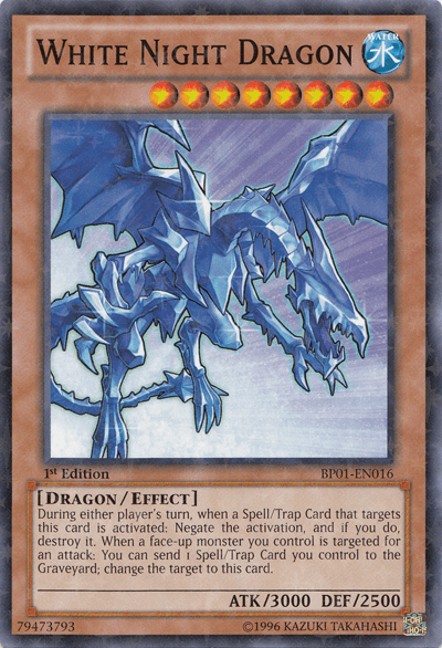 White Night Dragon [BP01-EN016] Starfoil Rare - Josh's Cards