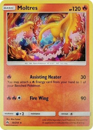 Moltres (Cracked Ice Holo) 038/214 - Deck Exclusives Holofoil