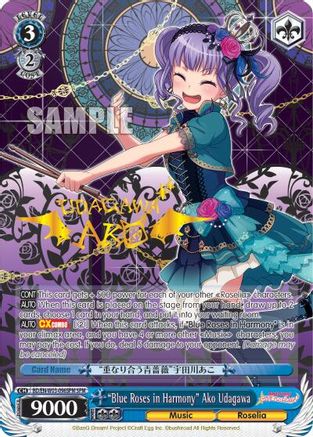 "Blue Roses in Harmony" Ako Udagawa (SPM) (BD/EN-W03-096SPM SPM) - BanG Dream! Girls Band Party! MULTI LIVE