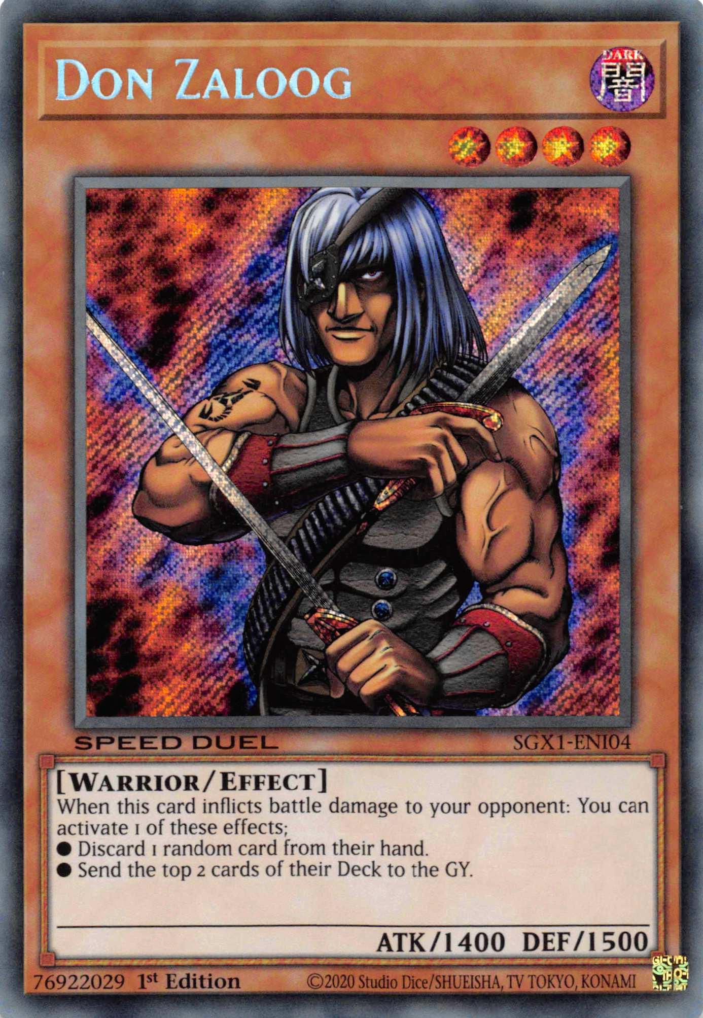 Don Zaloog [SGX1-ENI04] Secret Rare - Josh's Cards