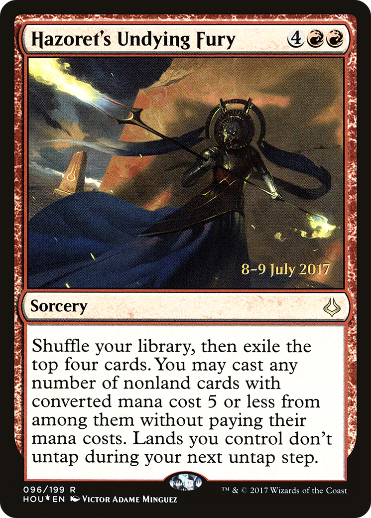 Hazoret's Undying Fury (PRE-96S) - Hour of Devastation Promos Foil