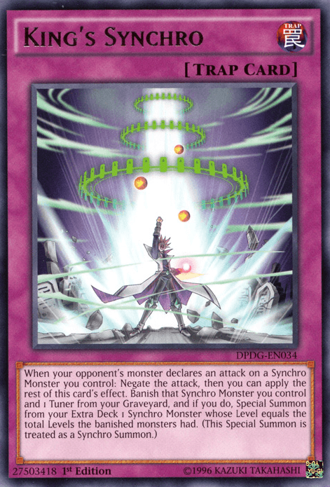 King's Synchro [DPDG-EN034] Rare - Josh's Cards
