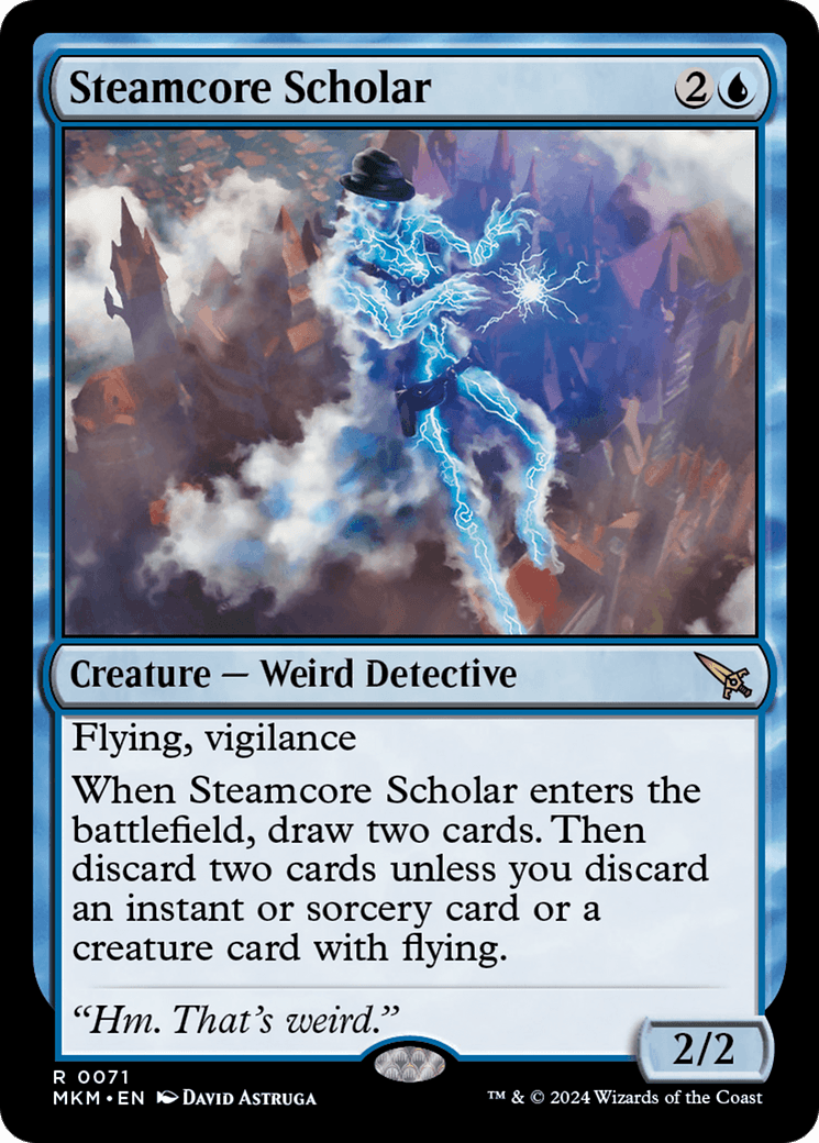 Steamcore Scholar [Murders at Karlov Manor] - Josh's Cards