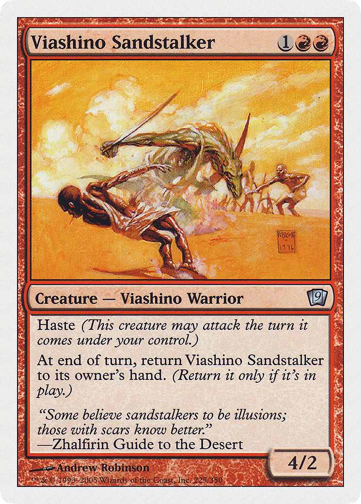 Viashino Sandstalker [Ninth Edition] Foil