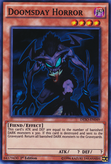 Doomsday Horror [DESO-EN049] Super Rare - Josh's Cards