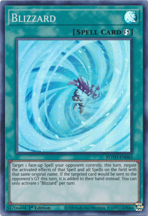 Blizzard [ROTD-EN063] Super Rare - Josh's Cards