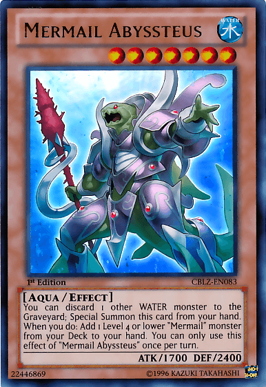 Mermail Abyssteus [CBLZ-EN083] Ultra Rare - Josh's Cards
