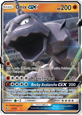 Onix GX 036/68 - Hidden Fates Holofoil