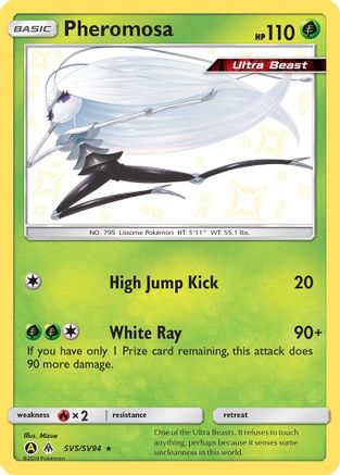 Pheromosa SV5/SV94 - Hidden Fates Shiny Vault Holofoil