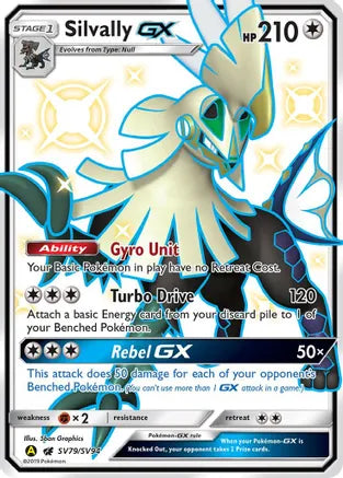 Pokemon: Silvally GX Hidden Fates SV79a/SV94 - Near Mint