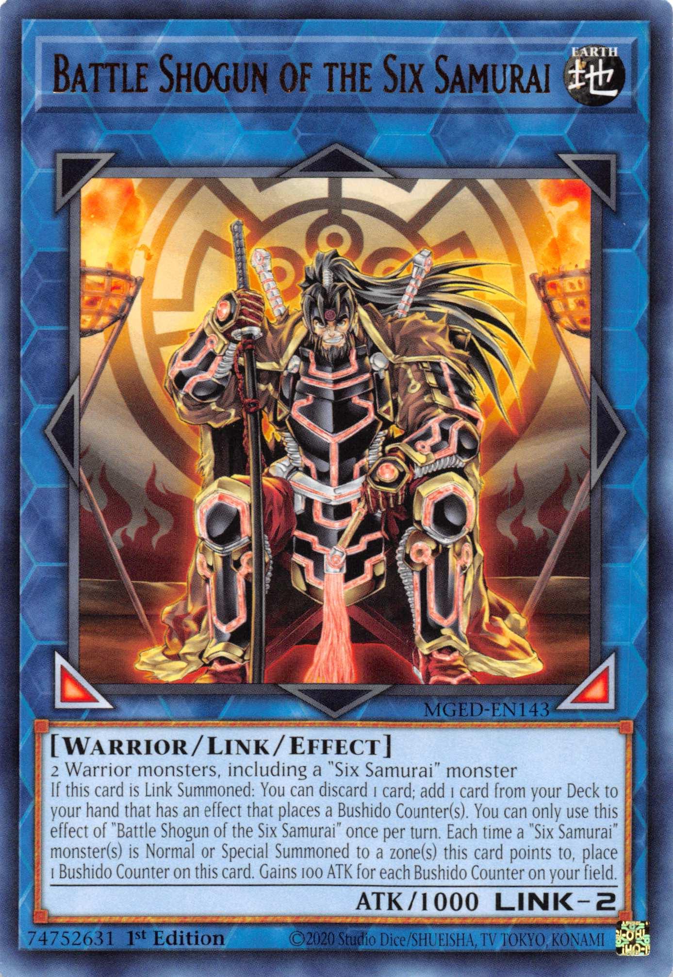 Battle Shogun of the Six Samurai [MGED-EN143] Rare - Josh's Cards