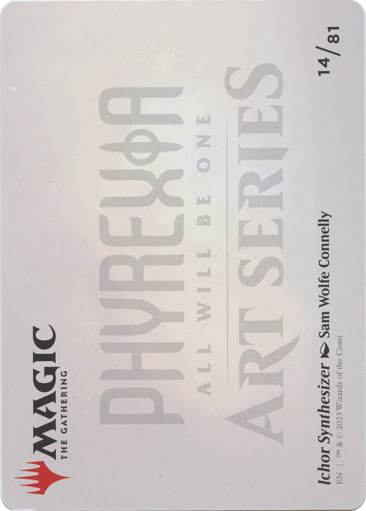 Ichor Synthesizer // Ichor Synthesizer (AONE-014) - Phyrexia: All Will Be One Art Series (Borderless) Foil