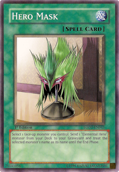 Hero Mask (LODT-EN045) - Light of Destruction 1st Edition
