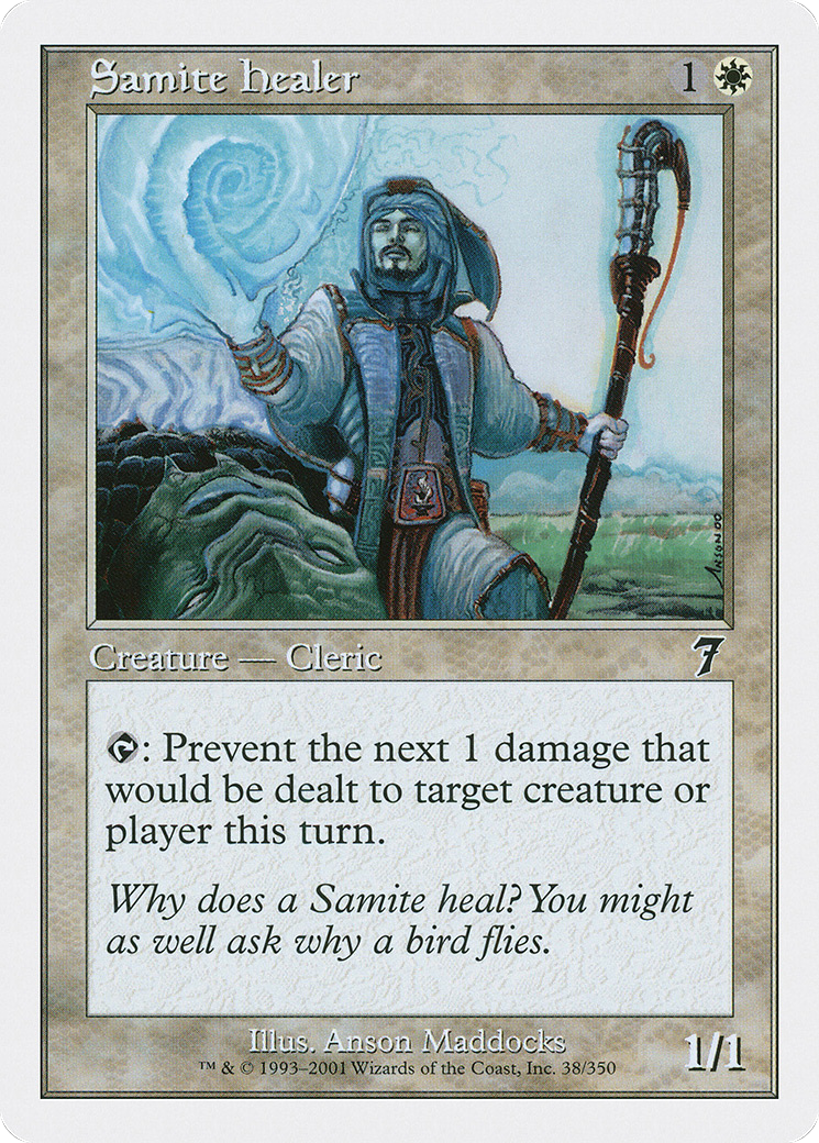 Samite Healer [Seventh Edition] Foil