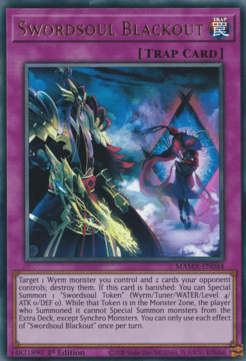 Swordsoul Blackout [MAMA-EN044] Ultra Rare - Josh's Cards