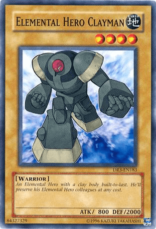 Elemental Hero Clayman [DR3-EN183] Common - Josh's Cards
