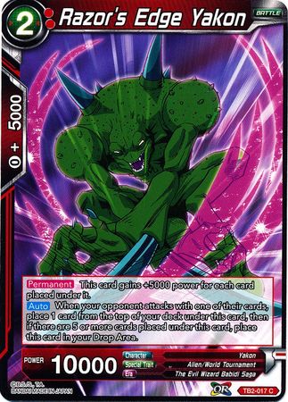 Razor's Edge Yakon (TB2-017) [World Martial Arts Tournament] Parallel Foil