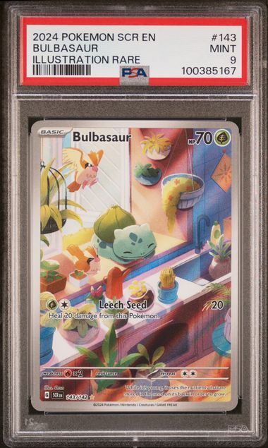 Bulbasaur Stellar Crown 143/142 PSA 9