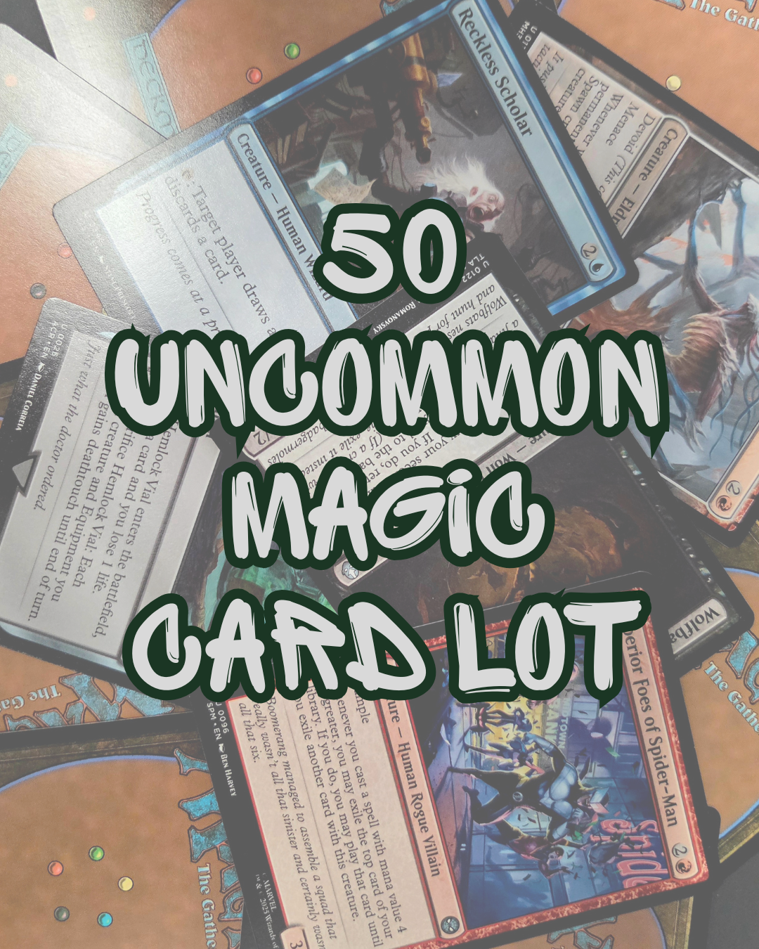 50 Uncommon Magic: The Gathering Card Lot