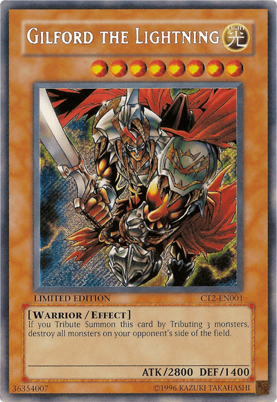 Gilford the Lightning [CT2-EN001] Secret Rare - Josh's Cards